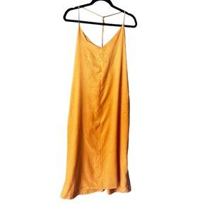 Zara Orange Midi Dress